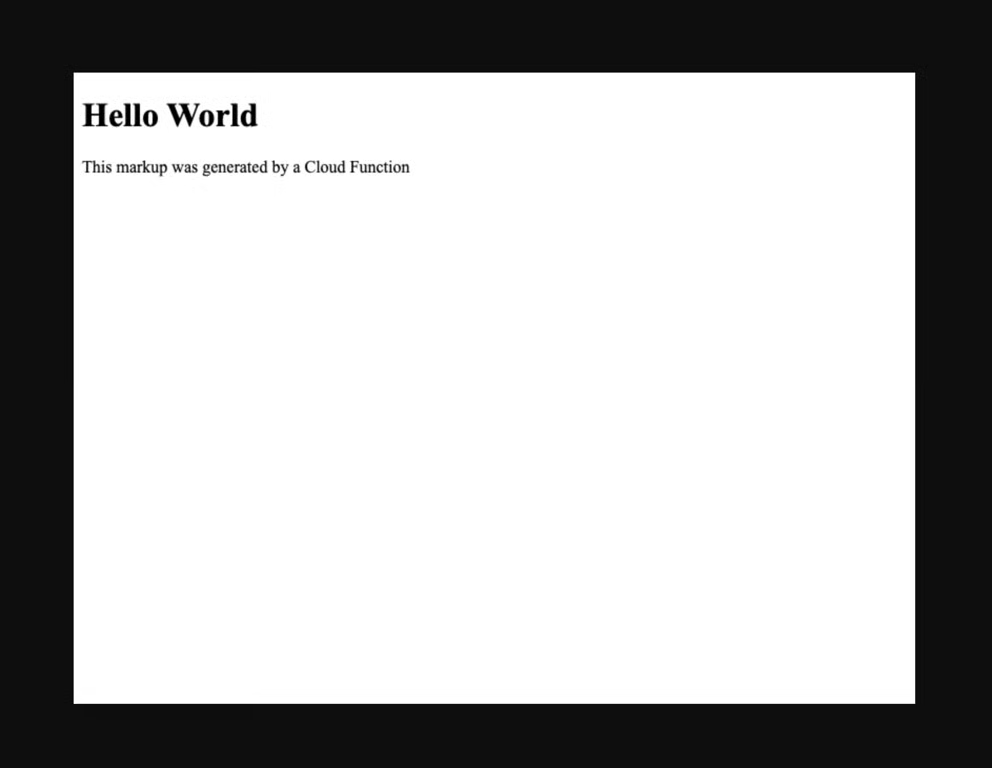 The basic HTML Page