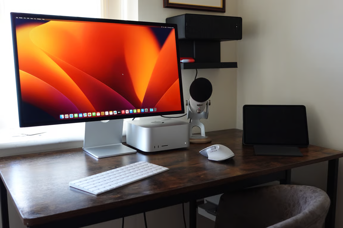 My new Mac Studio & Apple Display Setup
